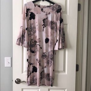 Pink Floral Calvin Klein Dress